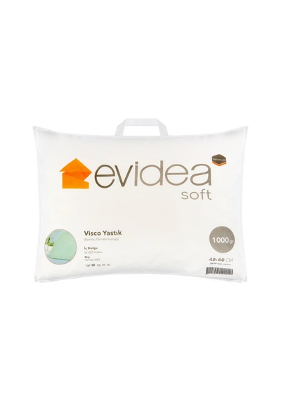 Soft Visko Yastık - Beyaz - 40x60 Cm Çok Renkli