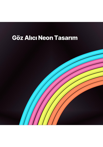 Ttec USB-C - Lightning Hızlı Şarj Kablosu 120 CM Neon Pembe