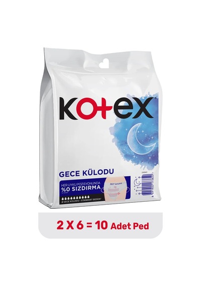 Regl Gece Külodu 6 Paket 12 Adet Ped