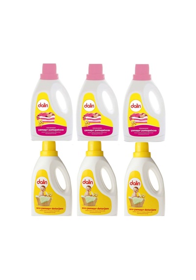 3 X Yumuşatıcı Düş Bahçesi 1500ml 3 X Deterjan 1500ml