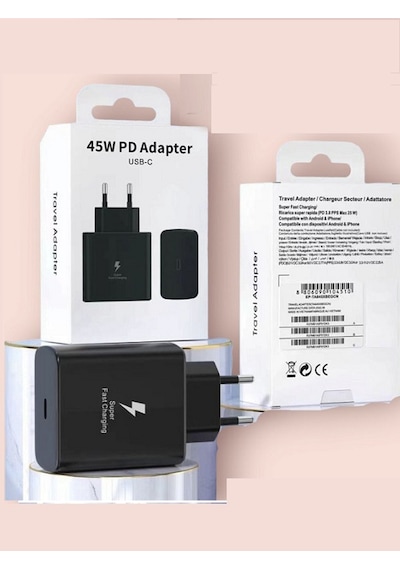 Samsung Galaxy Tab S11 S10 S9 S8 S7 Fe Ultra Plus 5g Wi-fi Uyumlu 45w Turbo Hızlı Şarj Adaptörü -