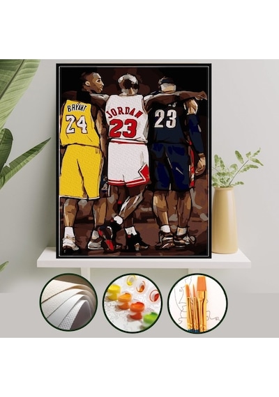 Sayılarla Boyama Tuval Seti 40X50 Cm - Nba