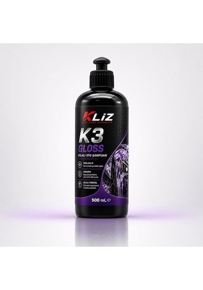 K3 Gloss - Cilalı Oto Şampuan 500 Ml