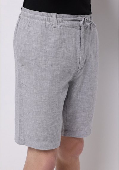 Colin's Colins Regular Fit Orta Bel Düz Erkek Keten Karışımlı Gri Şort Cl1074083 Q1.v2 Gra Gri