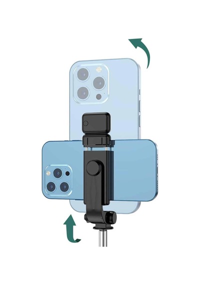 Tripod Selfie Çubuğu Bluetooth Kumandalı Kablosuz Ilkeshop - 25 Led Işıklı