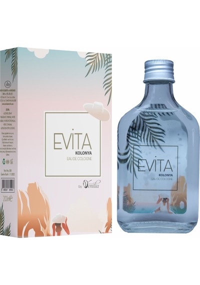 Venilia Evita Kolonya Cam Şişe EDC 200 ML