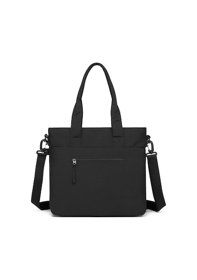 Smart Bags Mikro Poly Kumaş Büyük Boy Kadın Omuz Çantası 3345 Siyah