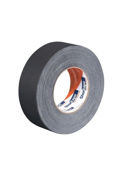Shurtape P- 628 Profesyonel Sınıf, Kaplamalı Gaffer Bandı, Sosyal Mesafe İşaretleme, 48 Mm X 50 M, Siyah, 1 Rulo 138775