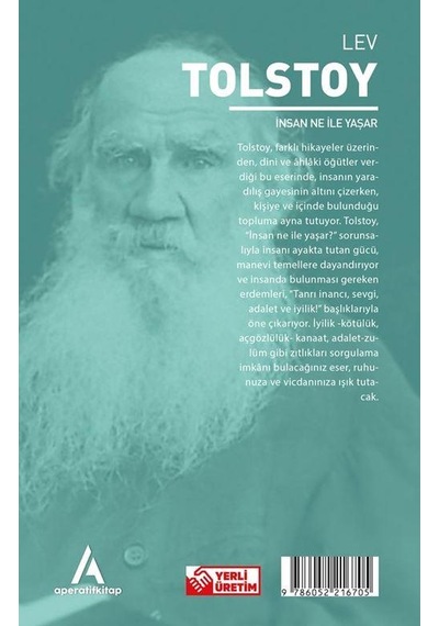 İnsan Ne İle Yaşar - Lev Nikolayeviç Tolstoy - Aperatif Kitap Dünya Klasikleri