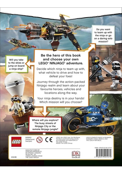 Lego Nınjago Choose Your Ninja Mission: With Nınjago Jay Minifigure
