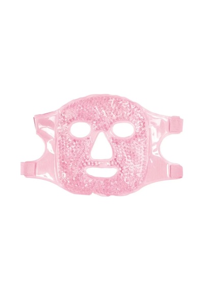 Terapi Jel Yüz Maskesi Soğuk Ve Sıcak Boncuklu Ayarlanabilir Maske Pembe