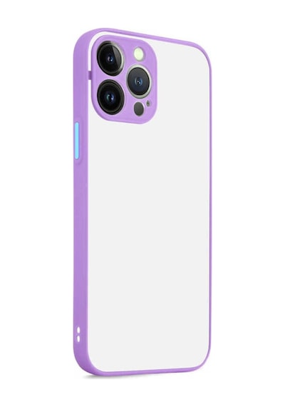 Apple Uyumlu iPhone 13 Pro Kılıf Zore Hux Kapak Lila