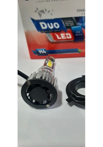 Megamarket06 Duo H4 12v Led Headlıght Du3914 2023 Slim Yeni Gri Seri