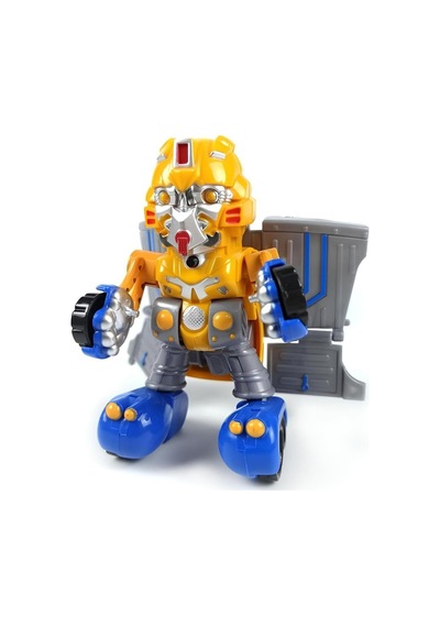 Işıklı Sesli Dönüşebilen Robot Kamyon Otobot Transformers Oyuncak Çok Renkli