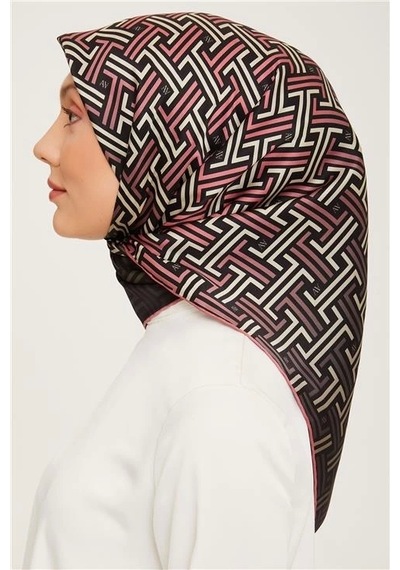 Armine Twill İpek Eşarp 23ka9011 08 Pembe