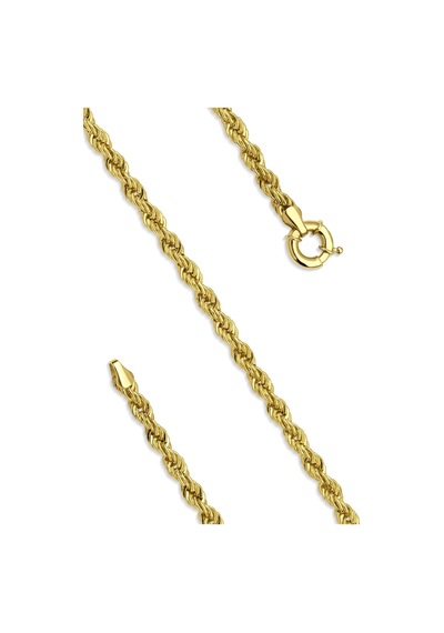 14 Ayar Altın Burgu Halat Bileklik 4.40 Mm Beyaz Altın 86933332