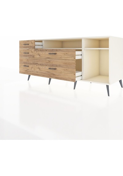 Kronos Konsol 2 Raflı 5 Çekmeceli 176x59x83 Aytaşı-aytaşı/çam Aytaşı/çam Kronos Konsol 2 Raflı 5 Çekmeceli 176x59x83 Aytaşı-aytaşı/çam Aytaşı/çam