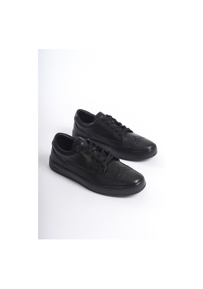 Mubiano Hakiki Deri Erkek Spor Ayakkabı & Sneaker Siyah -mbkryt015-s Siyah