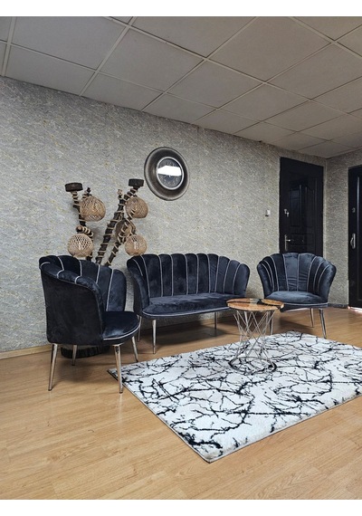 Zafir Papatya Çay Seti Koltuk Takımı Krom Sivriltme Ayak, Balkon, Salon, Ofis, Cafe Koltuk Takımı Füme Zafir Papatya Çay Seti Koltuk Takımı Krom Sivriltme Ayak, Balkon, Salon, Ofis, Cafe Koltuk Takımı Füme