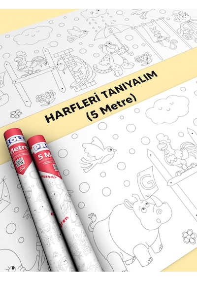 Harfler Boyama Kağıdı