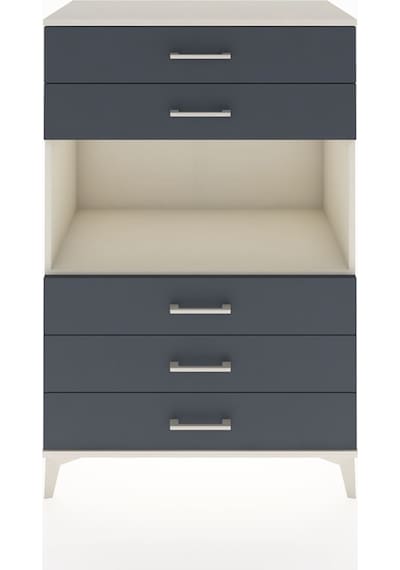 Hyperion Dolap Tek Raflı 5 Çekmeceli 88x44x134 Aytaşı-antrasit Aytaşı Hyperion Dolap Tek Raflı 5 Çekmeceli 88x44x134 Aytaşı-antrasit Aytaşı