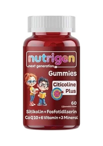 Nutrigen Gummies Citicoline Plus 60 Çiğnenebilir Form