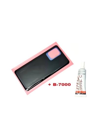 Tkgz Xiaomi Mi 11 T Pro Arka Kapak Batarya Pil Kapağı Cam+b-7000 Siyah