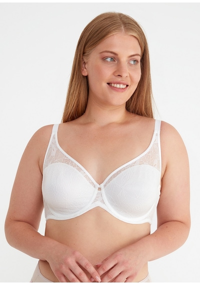 Suwen Celine Toparlayıcı Sütyen Sw8455036 Ekru