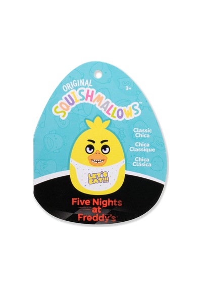 Squishmallows Five Nights At Freddy's Klasik Chica Orijinal Lisanslı Peluş Oyuncak 20 Cm Çok Renkli