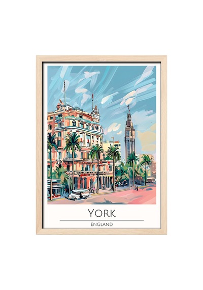 York England Ahşap Çerçeveli Dekoratif Duvar Tablosu Ahşap 01
