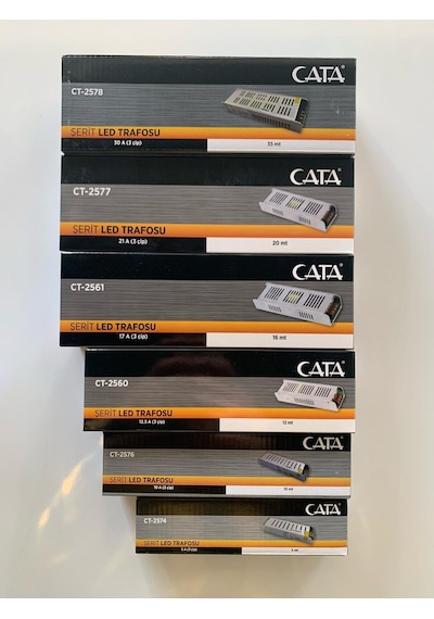 Cata Şerit Led Trafo | 12Volt | 5A-10A-12,5A-17A-21A-30A |