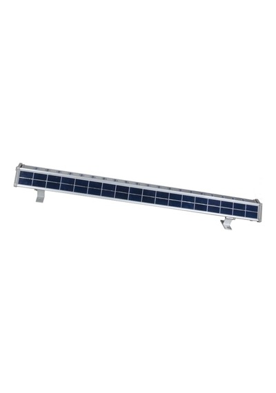 Tr 100cm Güneş Enerjili Solar Led Lamba - 24 Ledli Duvar Lambası - Alüminyum Kasa - Solar Büyük Aplik