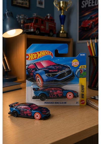 Hot Wheels Mercedes-benz Cla Hw - Hw Euro 2026 Özel Seri Metal Oyuncak Araba Çok Renkli