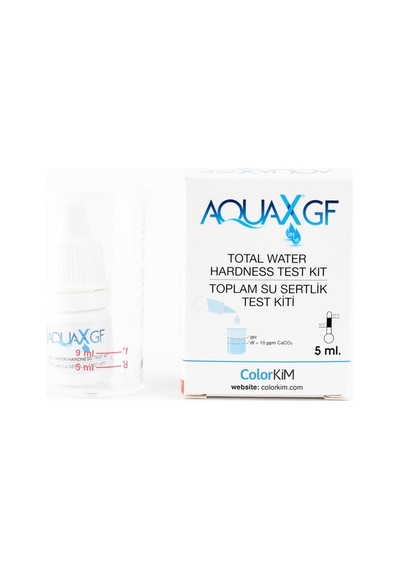 Yerli 5 Ml Aquax Gf- Toplam Su Sertliği Test Kiti