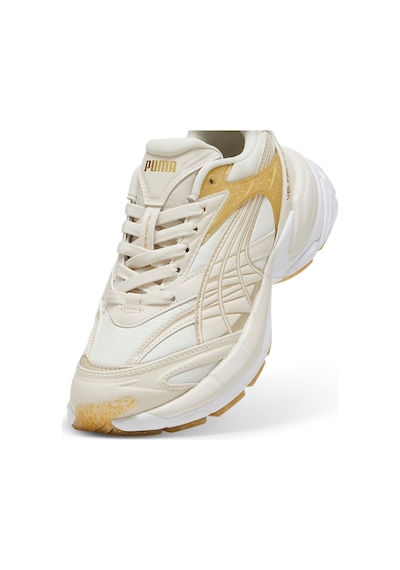 Puma Velophasis Jelly Glitter Kadın Spor Ayakkabı Beyaz - Altın