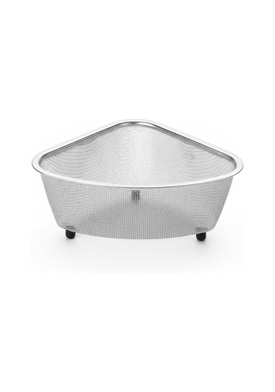Paslanmaz Çelik Ayaklı Lavabo İçi Çöp Süzgeci 18x13x10 Cm Hijyenik Ve Pratik Gider Filtresi, Standart