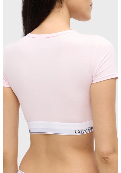 Calvin Klein Bayan Crop Lv00qf8495 8z6 Pembe