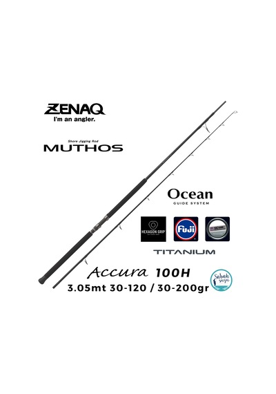 Zenaq Defi Muthos Accura 100h Ocean 305cm 30-120 / 30-200gr Shore Jigging Kamış