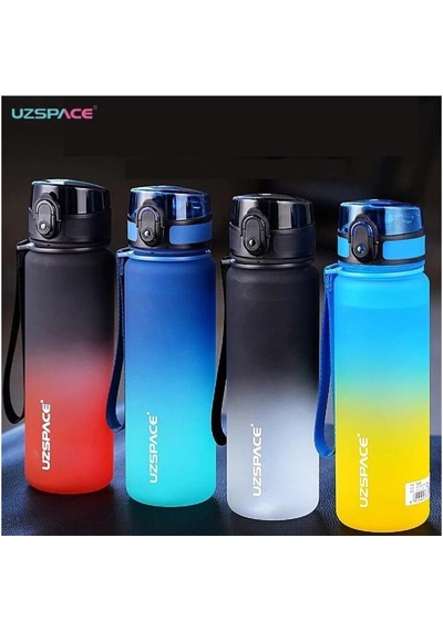 Uzspace Tritan Su Matarası 500Ml Vgn3026 Mavi Sarı