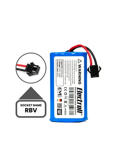 Soultech Rb002 Uyumlu Batarya Yüksek Kapasite 2800mah Pil Robot Süpürge Bataryası