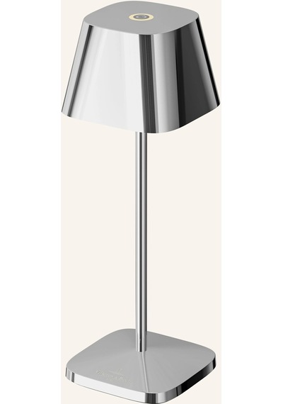 Neapel Mıcro Akülü Masa Lambası, Ip65 Korumalı, Dış Mekan, 20 Cm Gümüş