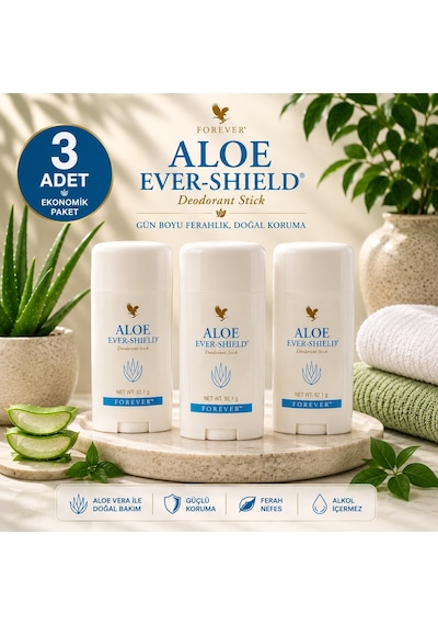 Forever Aloe Ever - Shield Stick Deodorant 3 x 92 G