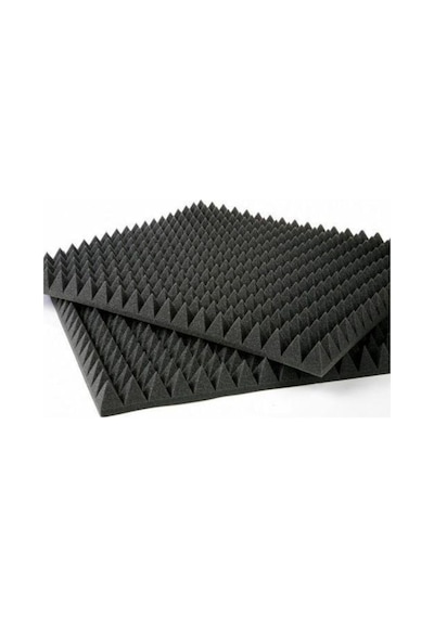 40mm Yanmaz Akustik Yalıtım Piramit Sünger 50dns 100cm X 100cm 1 M2