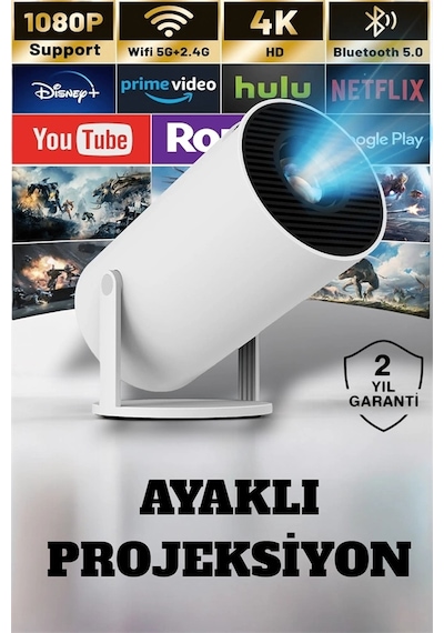 Hdmı Full Hd Teknolojili 160 Ansı Lümen Kablosuz Projeksiyon
