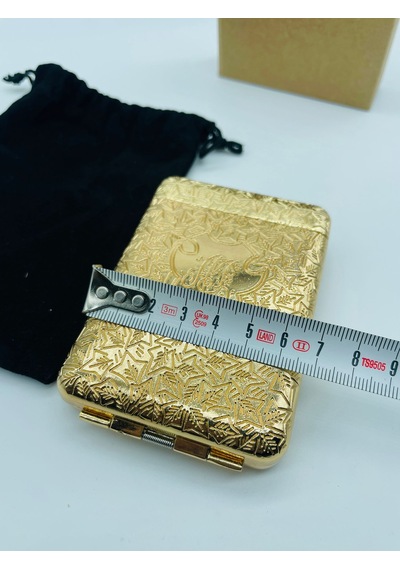 İşlemeli Metal Tabaka Retro Tasarım 18lı Kılıflı Kutusunda