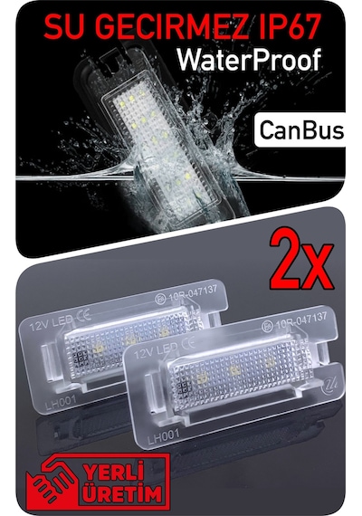 Volkswagen Vw Caddy 4 5 2015-2024 Canbus Led Plaka Aydınlatma Ledi Lambası