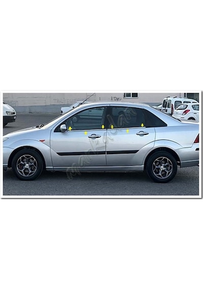 Db Chrome Ford Focus Sedan Cam Çıtası Nikelajı 1998-2005 4 Parça