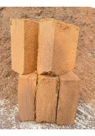 Aymen Çiçekçilik 5 Adet 300-325 Litre Sıkıştırılmış Hindistan Cevizi Torfu - Blok Ithal Organik Cocopeat Kokopit