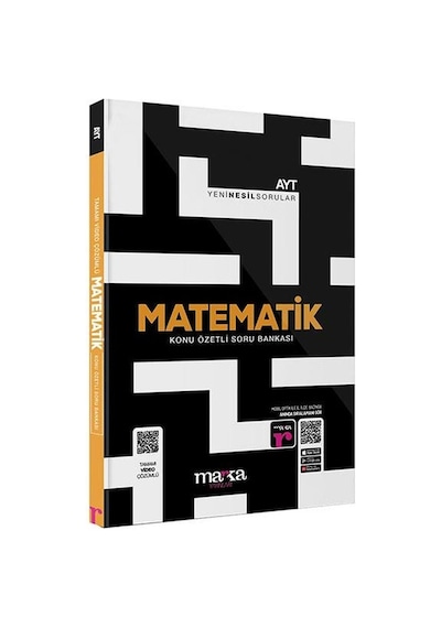 2026 AYT Matematik Konu Özetli Yeni Nesil Soru Bankası Tamamı Video Çözümlü - Marka Yayınları