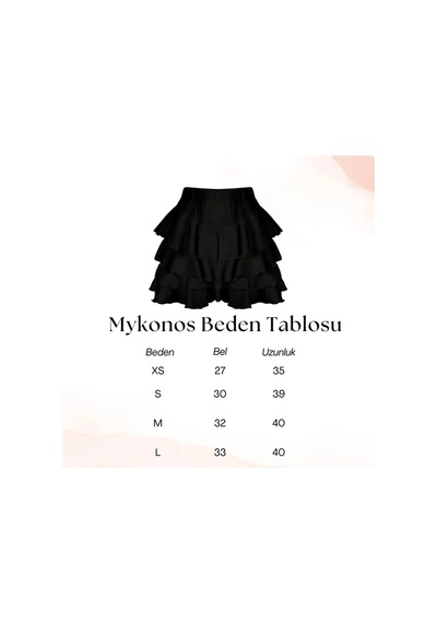 Hırsch Kadın Siyah Yazlık Bürümcük Etek Siyah